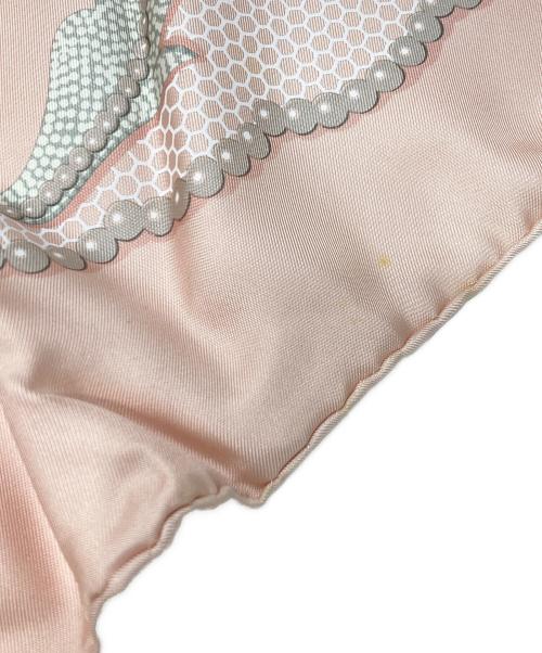 HERMES（エルメス）HERMES (エルメス) カレ90 器用な手先 妖精の指 ピンクの古着・服飾アイテム