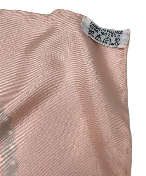 HERMES（エルメス）HERMES (エルメス) カレ90 器用な手先 妖精の指 ピンクの古着・服飾アイテム