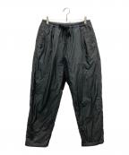 BROOXONブロックソン）の古着「起毛フリースナイロンパンツ」｜ブラック