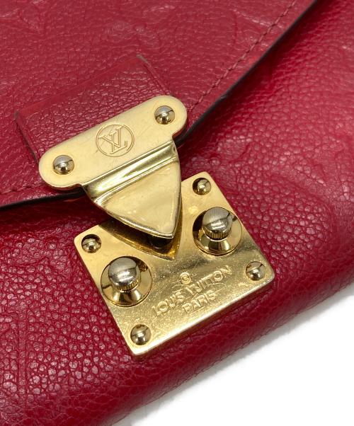 LOUIS VUITTON（ルイ ヴィトン）LOUIS VUITTON (ルイ ヴィトン) アンプラント ポルトフォイユ メティス レッドの古着・服飾アイテム