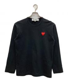 PLAY COMME des GARCONS（プレイコムデギャルソン）の古着「ロングスリーブカットソー」｜ブラック
