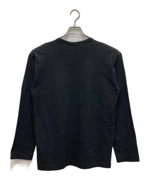 PLAY COMME des GARCONS（プレイコムデギャルソン）PLAY COMME des GARCONS (プレイコムデギャルソン) ロングスリーブカットソー ブラック サイズ:Lの古着・服飾アイテム