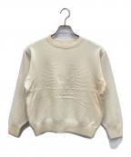 Christian Dior Sportsクリスチャン ディオールスポーツ）の古着「CDロゴ刺繍ニット」｜ベージュ