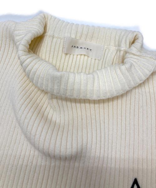 ANDMARY（アンドマリー）andmary (アンドマリー) Dorothy heart tops アイボリー サイズ:freeの古着・服飾アイテム