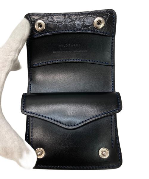 WILDSWANS（ワイルドスワンズ）WILDSWANS (ワイルドスワンズ) 2つ折り財布 ブラックの古着・服飾アイテム