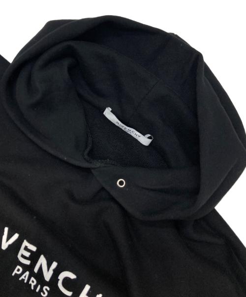 GIVENCHY（ジバンシィ）GIVENCHY (ジバンシィ) デストロイロゴパーカー ブラック サイズ:XSの古着・服飾アイテム