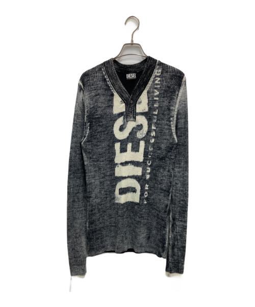DIESEL（ディーゼル）DIESEL (ディーゼル) K-ATULLUS MAGLIA ブラック サイズ:Lの古着・服飾アイテム