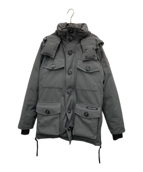 CANADA GOOSE（カナダグース）CANADA GOOSE (カナダグース) LANGLEYダウンジャケット グレー サイズ:XSの古着・服飾アイテム