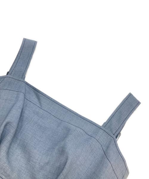 Audire（アウディーレ）Audire (アウディーレ) クラシックベルトワンピース ブルー サイズ:S 未使用品の古着・服飾アイテム