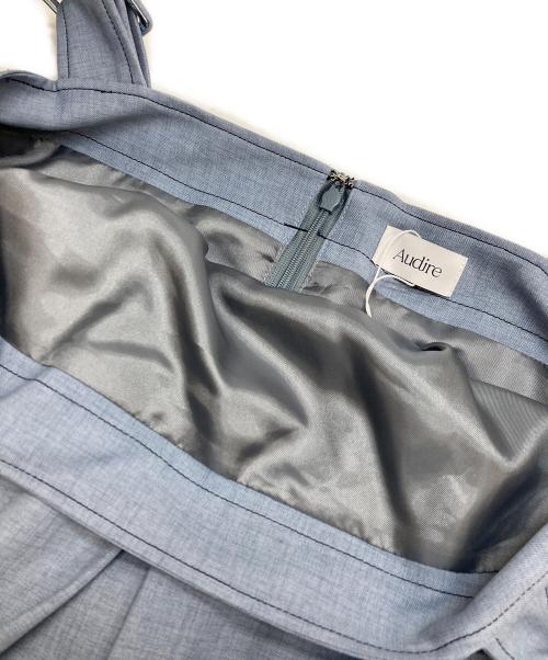 Audire（アウディーレ）Audire (アウディーレ) クラシックベルトワンピース ブルー サイズ:S 未使用品の古着・服飾アイテム