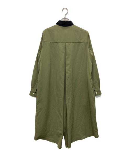 FRED PERRY（フレッドペリー）FRED PERRY (フレッドペリー) FISHTAIL SHIRTDRESS グリーン サイズ:36の古着・服飾アイテム