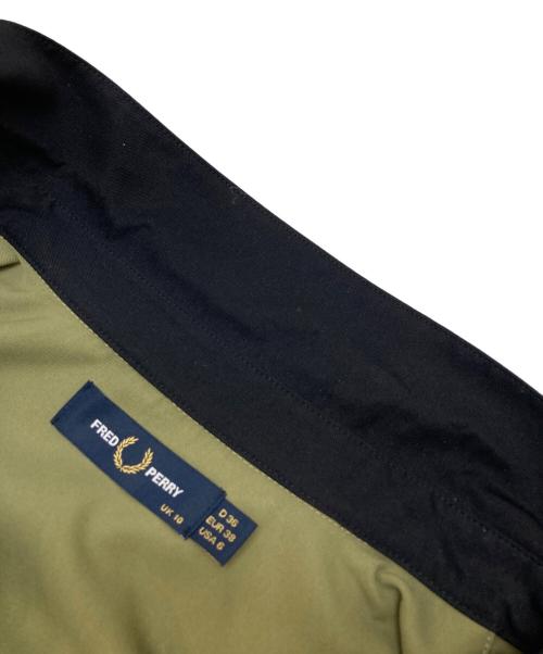 FRED PERRY（フレッドペリー）FRED PERRY (フレッドペリー) FISHTAIL SHIRTDRESS グリーン サイズ:36の古着・服飾アイテム