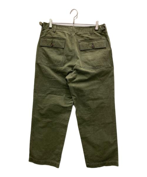 BONCOURA（ボンクラ）BONCOURA (ボンクラ) Army Baker Pants グリーン サイズ:Mの古着・服飾アイテム