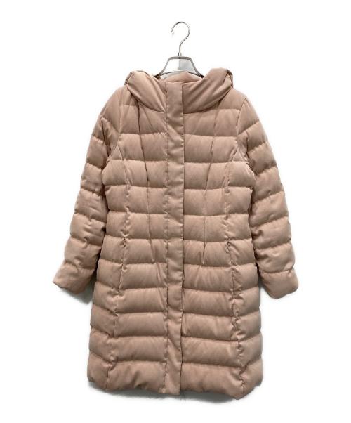 ANAYI（アナイ）ANAYI (アナイ) フェイクスエードダウンコート ピンク サイズ:38の古着・服飾アイテム