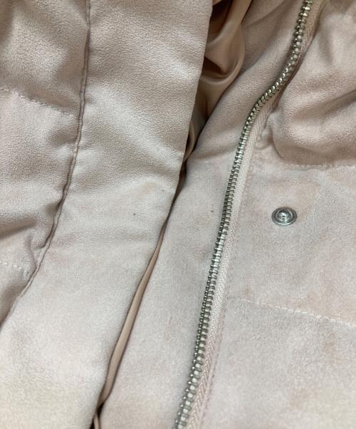 ANAYI（アナイ）ANAYI (アナイ) フェイクスエードダウンコート ピンク サイズ:38の古着・服飾アイテム