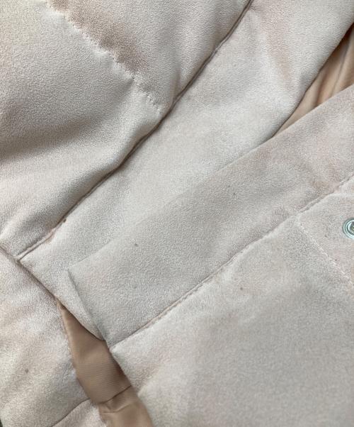 ANAYI（アナイ）ANAYI (アナイ) フェイクスエードダウンコート ピンク サイズ:38の古着・服飾アイテム