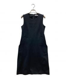 JIL SANDER（ジルサンダー）の古着「ノースリーブワンピース」｜ブラック