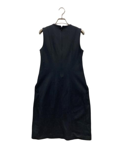 JIL SANDER（ジルサンダー）JIL SANDER (ジルサンダー) ノースリーブワンピース ブラック サイズ:34の古着・服飾アイテム
