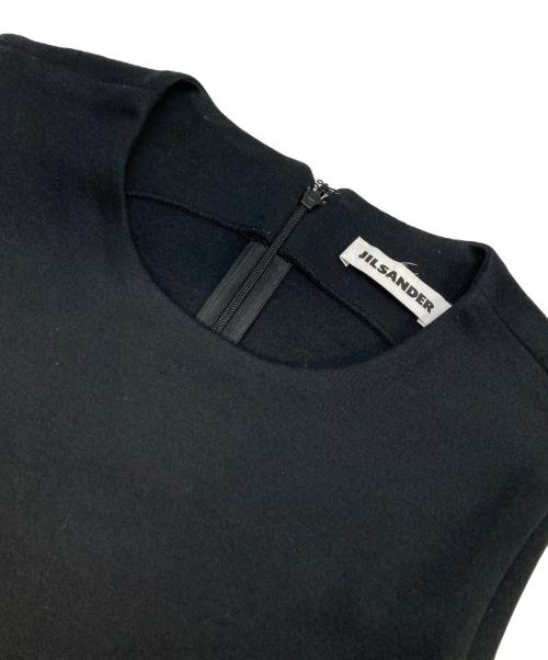 JIL SANDER（ジルサンダー）JIL SANDER (ジルサンダー) ノースリーブワンピース ブラック サイズ:34の古着・服飾アイテム