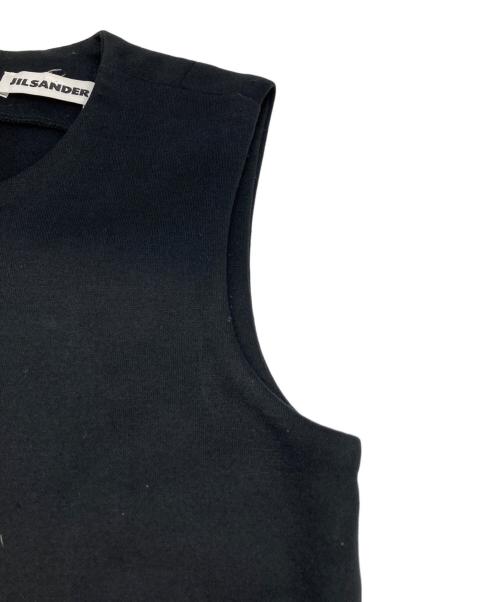 JIL SANDER（ジルサンダー）JIL SANDER (ジルサンダー) ノースリーブワンピース ブラック サイズ:34の古着・服飾アイテム