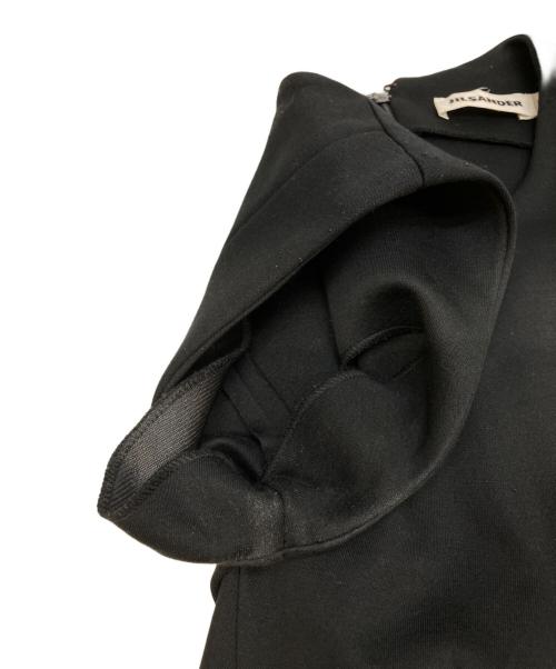 JIL SANDER（ジルサンダー）JIL SANDER (ジルサンダー) ノースリーブワンピース ブラック サイズ:34の古着・服飾アイテム