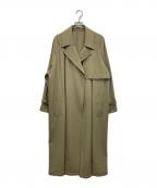 23区ニジュウサンク）の古着「ポリエステルツイルストレッチ トレンチコート」｜ベージュ