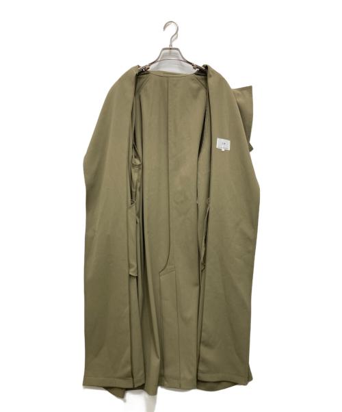23区（ニジュウサンク）23区 (ニジュウサンク) ポリエステルツイルストレッチ トレンチコート ベージュ サイズ:50の古着・服飾アイテム