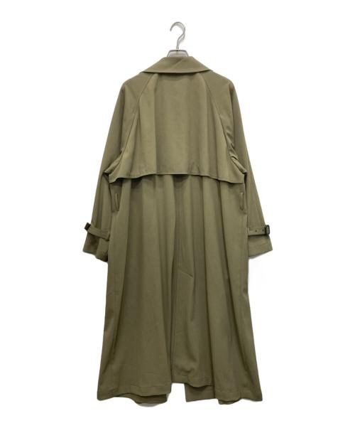 23区（ニジュウサンク）23区 (ニジュウサンク) ポリエステルツイルストレッチ トレンチコート ベージュ サイズ:50の古着・服飾アイテム