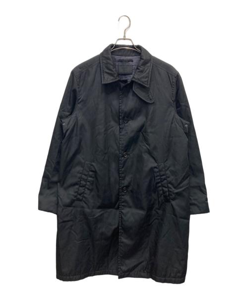 PRADA（プラダ）PRADA (プラダ) ナイロンステンカラーコート ブラック サイズ:52の古着・服飾アイテム