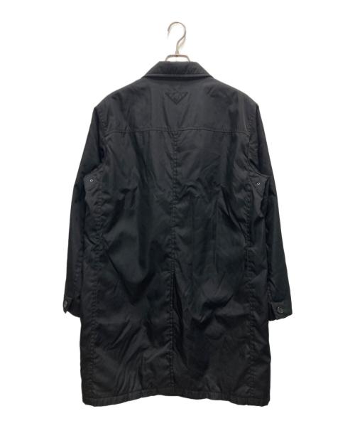 PRADA（プラダ）PRADA (プラダ) ナイロンステンカラーコート ブラック サイズ:52の古着・服飾アイテム