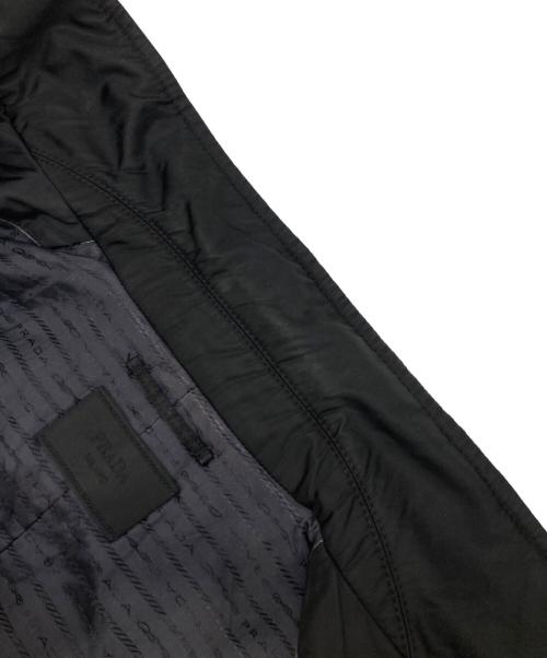PRADA（プラダ）PRADA (プラダ) ナイロンステンカラーコート ブラック サイズ:52の古着・服飾アイテム