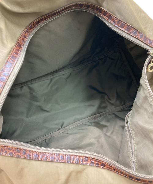 BALENCIAGA（バレンシアガ）BALENCIAGA (バレンシアガ) Bロゴミニボストンバッグ オリーブの古着・服飾アイテム