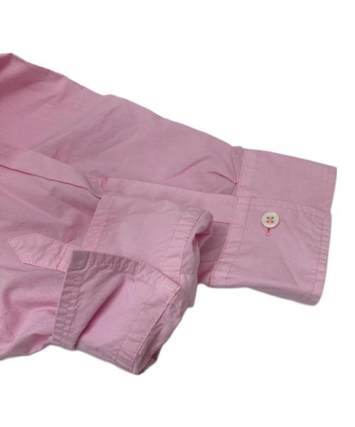 Rie miller（リエ ミラー）Rie miller (リエ ミラー) 製品染めレギュラーカラーショート丈シャツ ピンク サイズ:38の古着・服飾アイテム