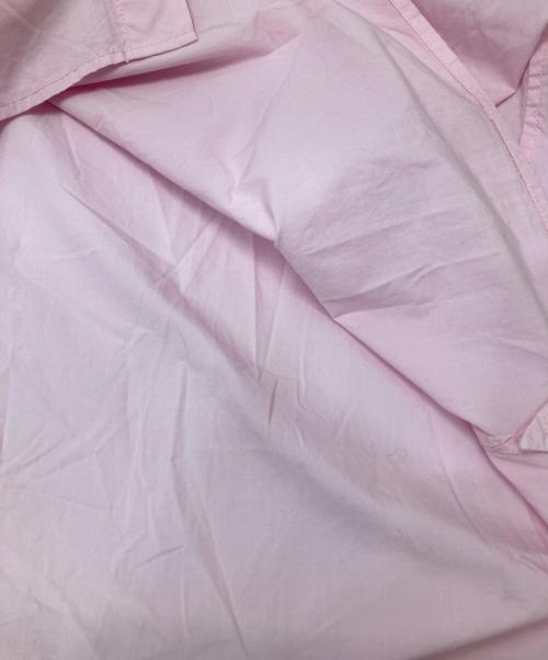 Rie miller（リエ ミラー）Rie miller (リエ ミラー) 製品染めレギュラーカラーショート丈シャツ ピンク サイズ:38の古着・服飾アイテム
