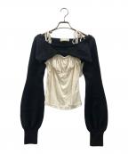 ANDMARYアンドマリー）の古着「Sophia layered tops」｜アイボリー