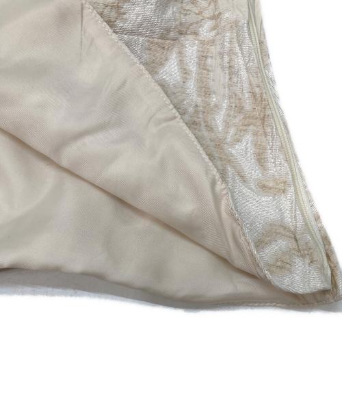 sahara（サハラ）sahara (サハラ) Jacquard Peplum Vest アイボリー サイズ:不明（実寸参照）の古着・服飾アイテム