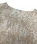 中古・古着 sahara (サハラ) Jacquard Peplum Vest アイボリー サイズ:不明（実寸参照）：7000円