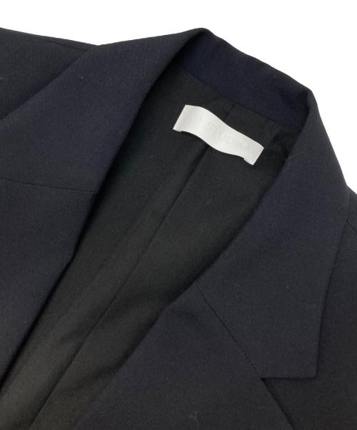 AP STUDIO（エーピーストゥディオ）AP STUDIO (エーピーストゥディオ) テーラードジャケット ブラック サイズ:不明（実寸参照）の古着・服飾アイテム