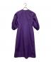 Tsuru by Mariko Oikawa（ツルバイマリコオイカワ）の古着「ボリュームスリーブワンピース」｜パープル