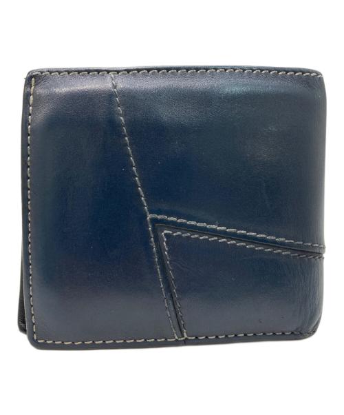LOEWE（ロエベ）LOEWE (ロエベ) バイフォールドコインウォレット ネイビーの古着・服飾アイテム
