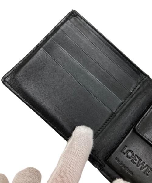 LOEWE（ロエベ）LOEWE (ロエベ) バイフォールドコインウォレット ネイビーの古着・服飾アイテム