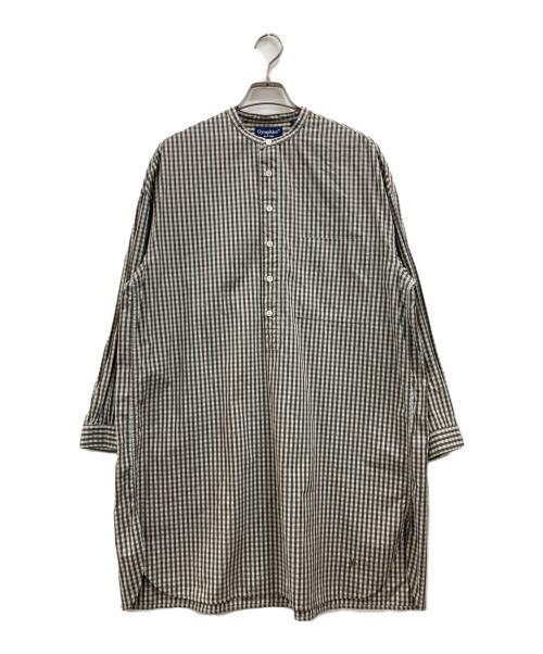 Gymphlex（ジムフレックス）Gymphlex (ジムフレックス) チェックワンピース ブラウン サイズ:14の古着・服飾アイテム