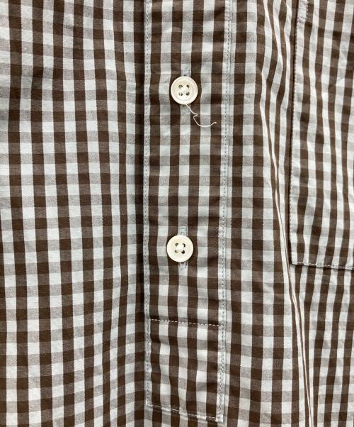 Gymphlex（ジムフレックス）Gymphlex (ジムフレックス) チェックワンピース ブラウン サイズ:14の古着・服飾アイテム