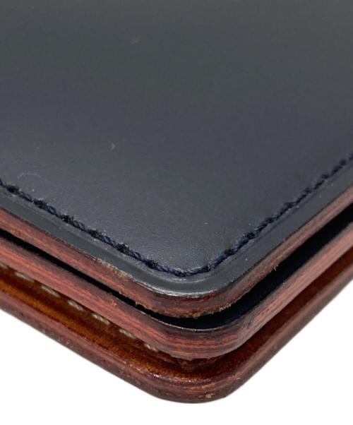 GANZO（ガンゾ）GANZO (ガンゾ) 2つ折り長財布 ブラックの古着・服飾アイテム