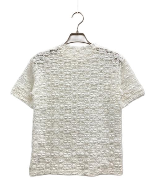 machatt（マチャット）machatt (マチャット) ラッセルレーストップス ホワイト サイズ:FREEの古着・服飾アイテム