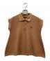 FRED PERRY（フレッドペリー）の古着「ノースリーブフレア ポロシャツ」｜ブラウン