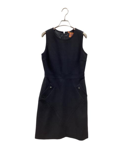 TORY BURCH（トリーバーチ）TORY BURCH (トリーバーチ) ノースリーブワンピース ブラック サイズ:4の古着・服飾アイテム