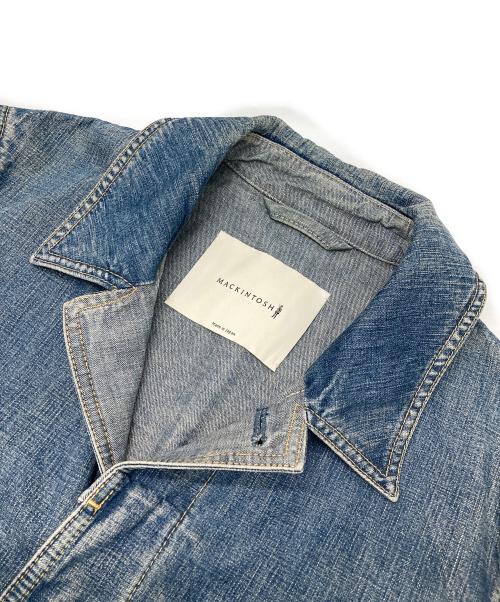 MACKINTOSH（マッキントッシュ）MACKINTOSH (マッキントッシュ) デニム比翼コート インディゴ サイズ:38の古着・服飾アイテム