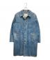 MACKINTOSH（マッキントッシュ）の古着「デニム比翼コート」｜インディゴ