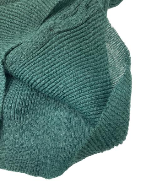 AURALEE（オーラリー）AURALEE (オーラリー) モヘアリブニットカーディガン グリーン サイズ:1の古着・服飾アイテム